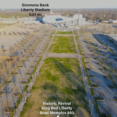 Villa Historic Revival King Bed Liberty Bowl Memphis 893 Exterior foto
